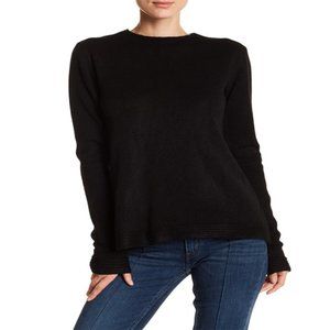 Sugar + Lips Rei Crew Neck Black Sweater M/L